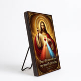Catholight A Testament of Grace and Compassion Wooden Art Quote