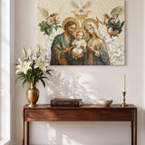 Catholight Holy Family Sacred Canvas Wall Art