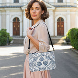 Catholight Sacred Elegance: Blau-weißer Andachtsbibelumschlag