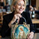 Katholische Lady of Lourdes Damen-Ledertasche
