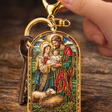 Catholight Holy Family Blessing Keychain