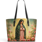 Catholight Roses of Guadalupe Ledertasche