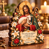 Catholight Wooden Faith Block - The Lord Is My Shepherd