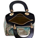 Katholische Lady of Lourdes Damen-Ledertasche