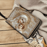 Catholight  Heavenly Grace in Radiant Splendor - Leather Wallet Purse
