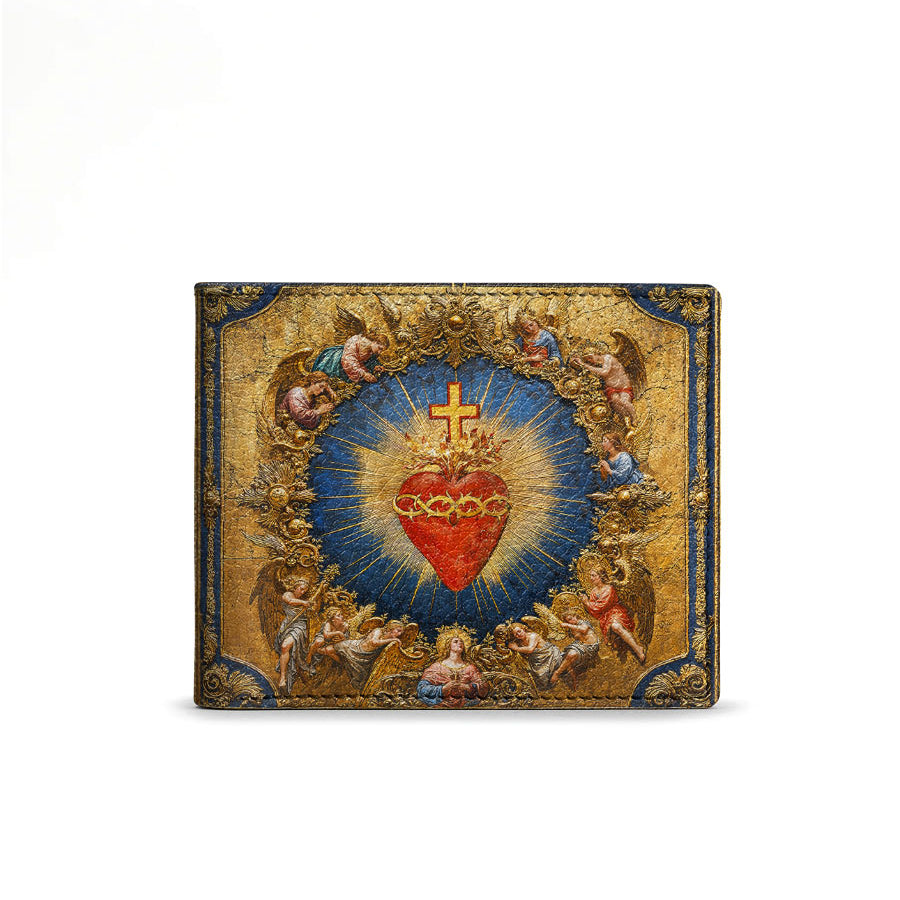 Katholische Herrenbrieftasche „Liturgische Eleganz“