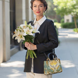 Personalisierte Damen-Ledertasche „Gnade des Heiligen Geistes“