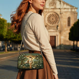 Catholight „Das Kreuz der Erlösung“ Leder-Umhängetasche