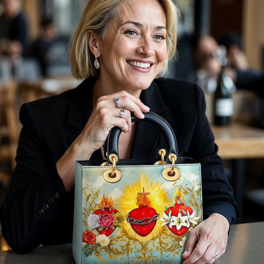 Catholight Trinity of Love Damen-Ledertasche