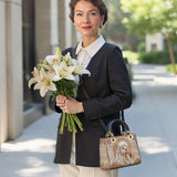 Catholight Heavenly Grace In Radiant Splendor Damen-Ledertasche