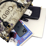 Catholight Faithful Blossom Ledertasche