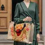 Katholische Ledertasche „Heiliges Herz der Gnade“