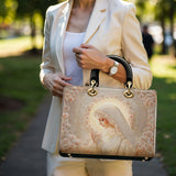 Catholight Rose Halo Devotion Damen-Ledertasche