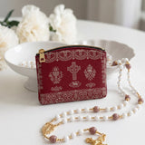 Catholight Liturgical Elegance Leather Rosary Pouch