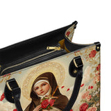 Catholight Little Flower Elegance Ledertasche