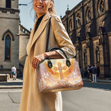 Catholight Taube des Friedens Ledertasche