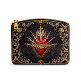 Catholight Flaming Sorrows Leather Rosary Pouch