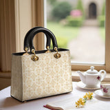 Catholight The Ave Maria Pattern Lady Leather Bag