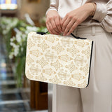 Katholische Bibelhülle mit Ave-Maria-Muster