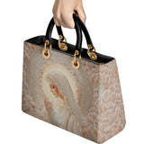 Catholight Rose Halo Devotion Damen-Ledertasche