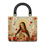 Catholight Little Flower Lady Ledertasche