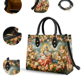 Catholight  Halo Of Roses Leather Bag