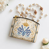 Catholight Marian Majesty Leather Rosary Pouch