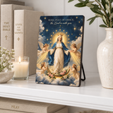 Catholight The Queen of Heaven Devotional Wooden Art Quote