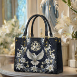 Catholight Andachts-Ledertasche „Der Heilige Geist und die Lilie“