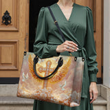 Catholight Taube des Friedens Ledertasche