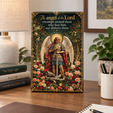 Catholight Archangel's Triumph Devotional Wooden Art Quote