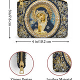 Catholight Ave Maria – The Blessed Grace Leather Rosary Pouch