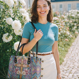 Catholight Floral Cross Radiance Ledertasche