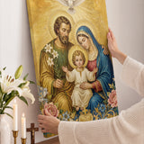 Catholight Holy Family in Divine Grace Canvas Wall Art