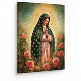 Catholight Roses of Guadalupe Canvas Wall Art