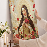 Catholight Little Flower Elegance Canvas Wall Art