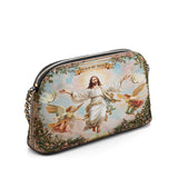 Catholight In God We Trust Leder-Umhängetasche