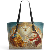 Katholische Dreifaltigkeits-Ledertasche „The Holy Grace“