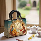 Catholight Trinity Divine The Holy Grace Lady Leather Bag