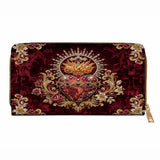 Catholight  Sacred Flame Leather Wallet Purse