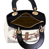 Catholight Faith &amp; Florals Damen-Ledertasche