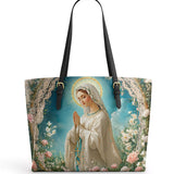 Katholische Ledertasche „Lady of Lourdes“