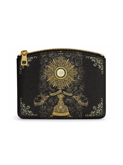 Catholight The Corpus Christi Elegance Leather Rosary Pouch