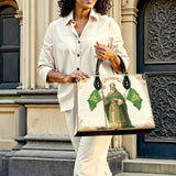 Katholische Ledertasche zur Verehrung des Heiligen Patrick