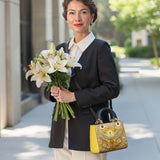 Catholight Catholight Wings of Serenity Damen-Ledertasche