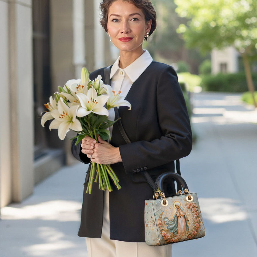 Catholight The Crescent of Serenity Damen-Ledertasche