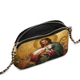 Catholight Lamb of Grace Leather Crossbody Bag