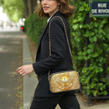 Catholight Wings of Serenity Leder-Umhängetasche