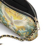 Personalisierte Leder-Umhängetasche „Gnade des Heiligen Geistes“ von Catholic Light