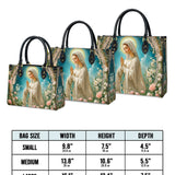 Katholische Lady of Lourdes Ledertasche